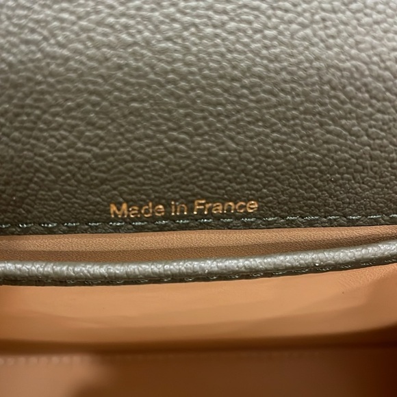 Delvaux Mini Brillant Green Tri Color Sellier Calfskin Leather Bag - Picture 12 of 16